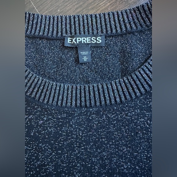 Express black sparkly sweater size M - Picture 7 of 8